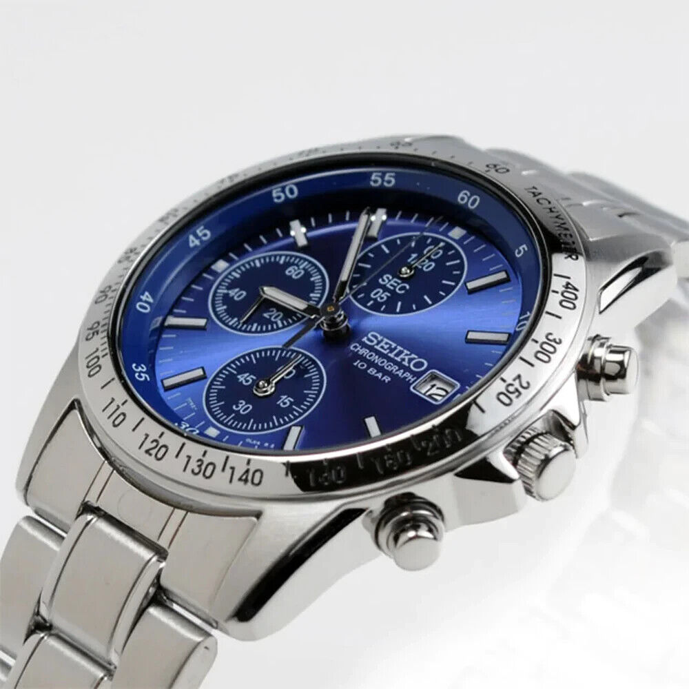 Seiko Spirit Blue Men s Watch SBTQ071 WatchCharts Marketplace