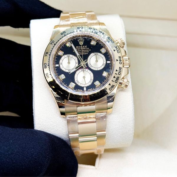 Rolex Cosmograph Daytona Yellow Gold Black Diamond Dial 126508 | 2025 | 40mm