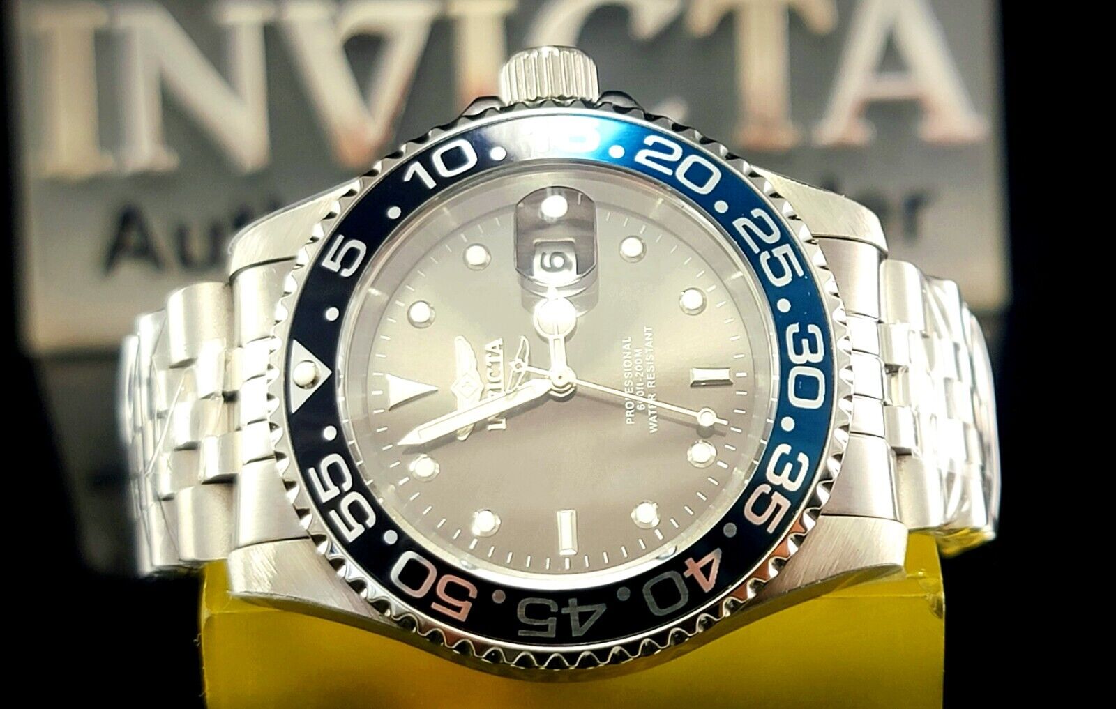 NEW Invicta 40mm Men Original PRO DIVER Batman Bezel Jubilee