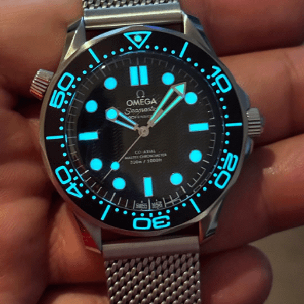 [WTS] (New Release) Omega Seamaster 300M No Date - Black Dial on Mesh ...