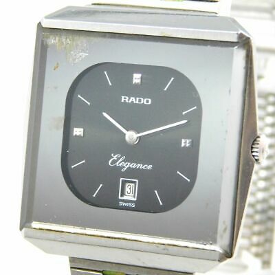 RADO ELEGANCE 565.3071.4 AUTOMATIC SILVER DATE MEN'S VINTAGE