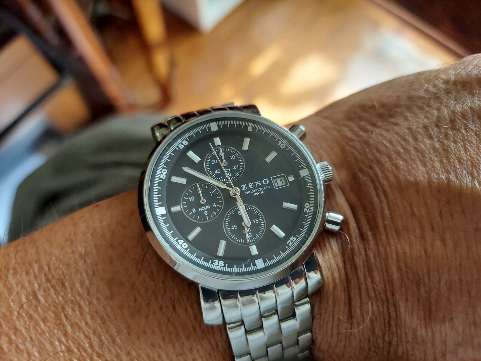 ZENO-WATCH BASEL Z-7873 Swiss Made Men's Pilot Chronograph