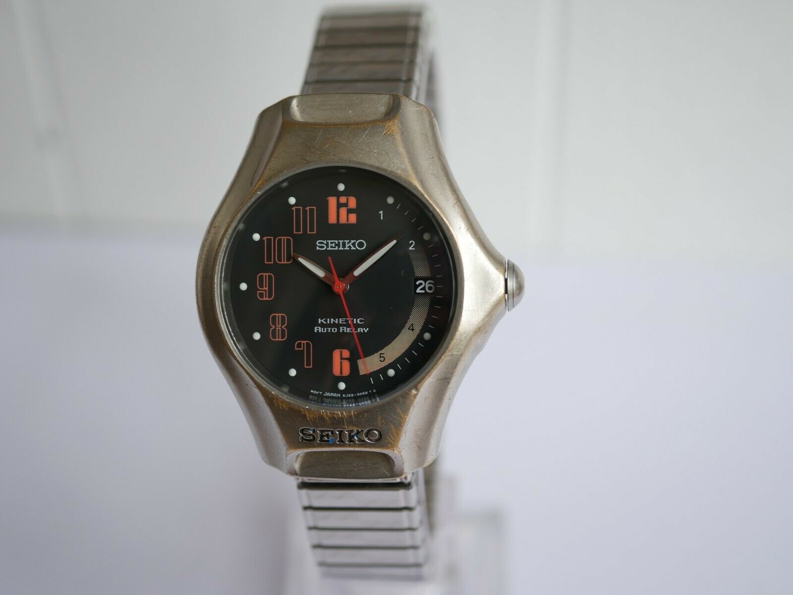 SEIKO KINETIC AUTO RELAY 5J22-0A90 MENS WATCH | WatchCharts