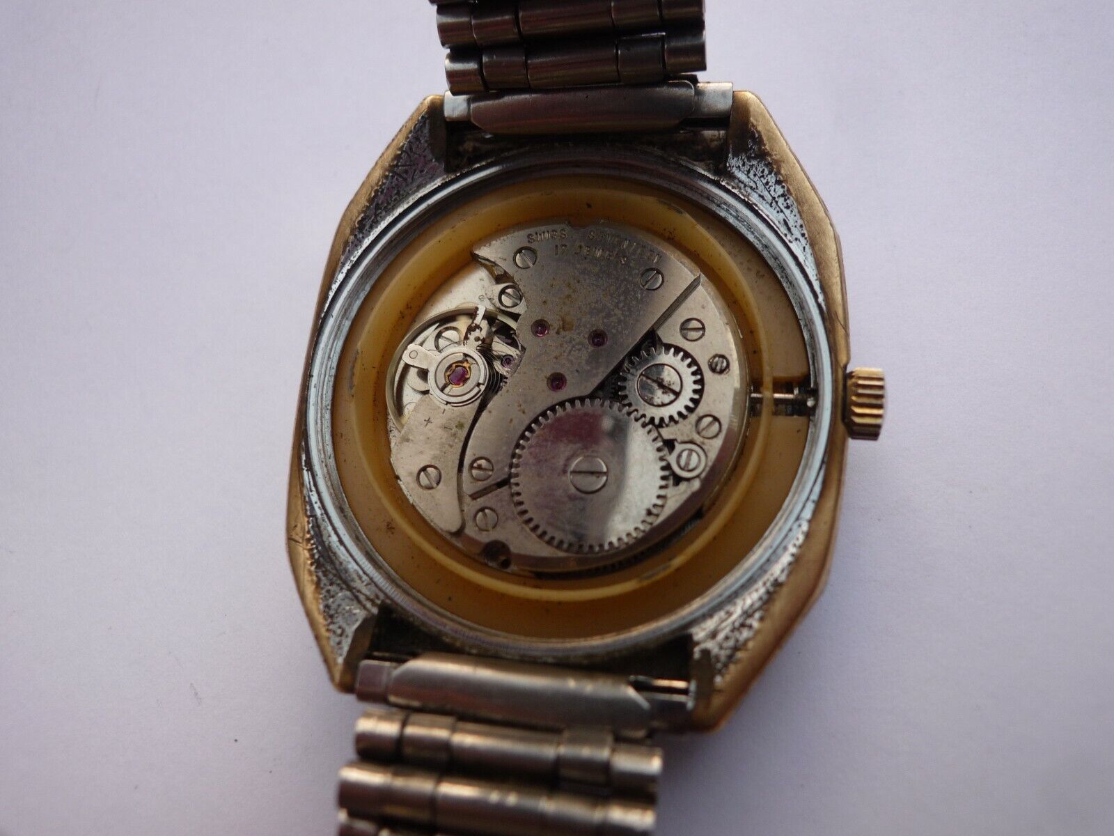 Atlantic Square 62622 Manual Winding 17 Jewels Date Men's Wrist