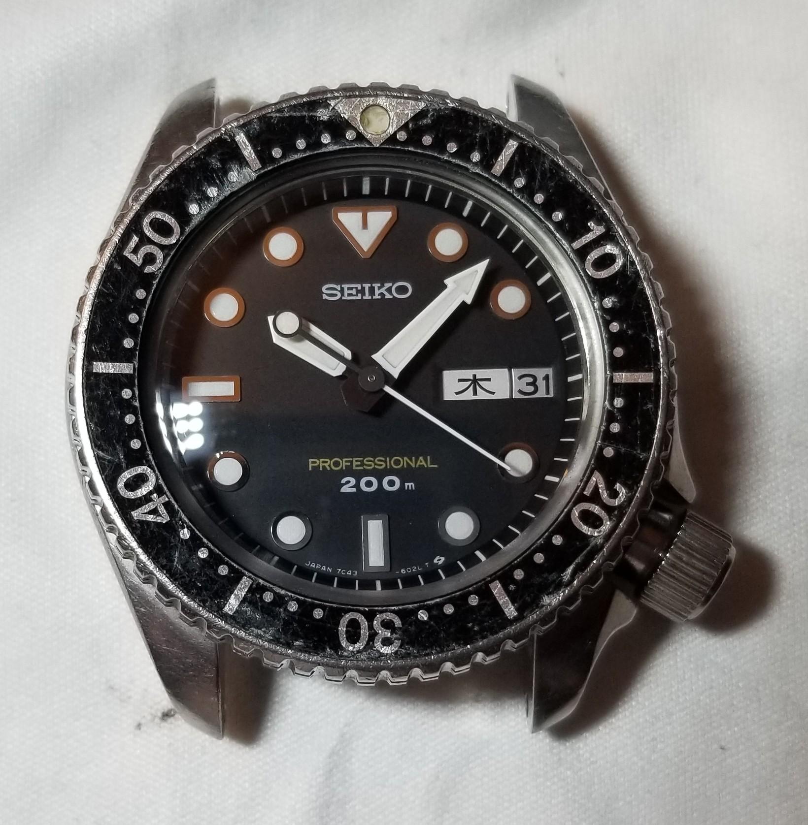 Seiko 7C43-6010 Midsize Diver $180 | WatchCharts Marketplace