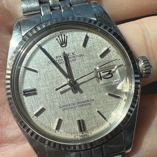 FSOT: Rolex Datejust 1601 Cern Sigma Dial | WatchCharts Marketplace