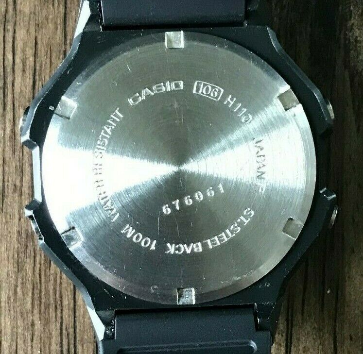 RARE Vintage 1980 Casio H110 Marlin Digital Diver Watch