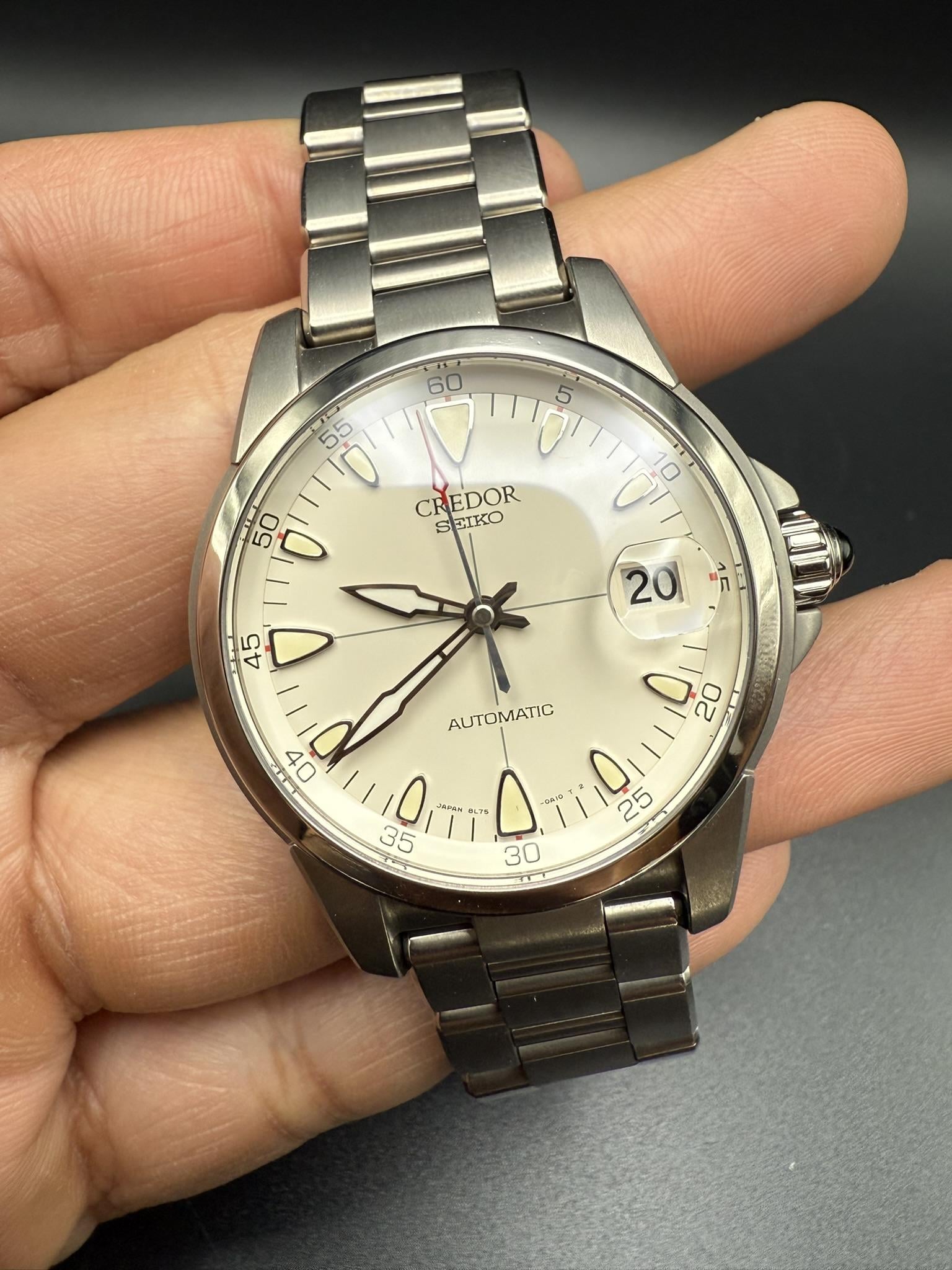 WTS] Seiko Credor GCBR999 White dial Phoenix Alpinist (Titanium