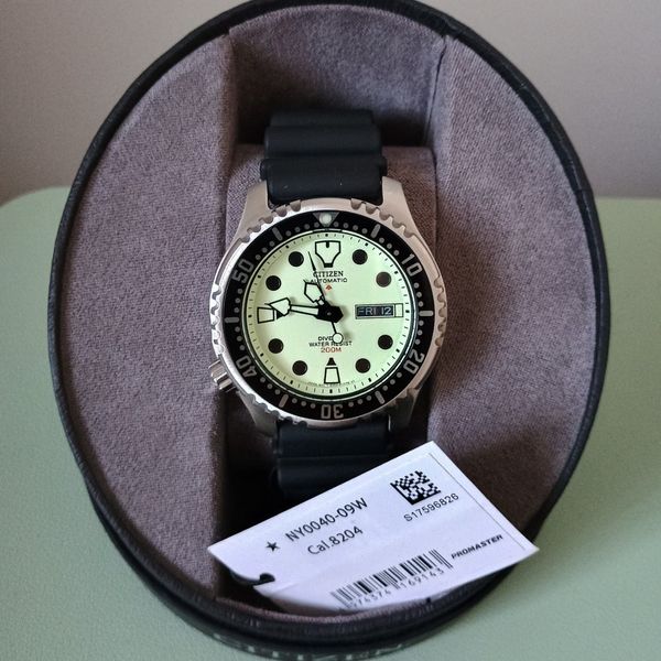 Box Rotating Reference Citizen Promaster Full Lume Dial ISO compliant Men's Watch (NY0040-09W ...