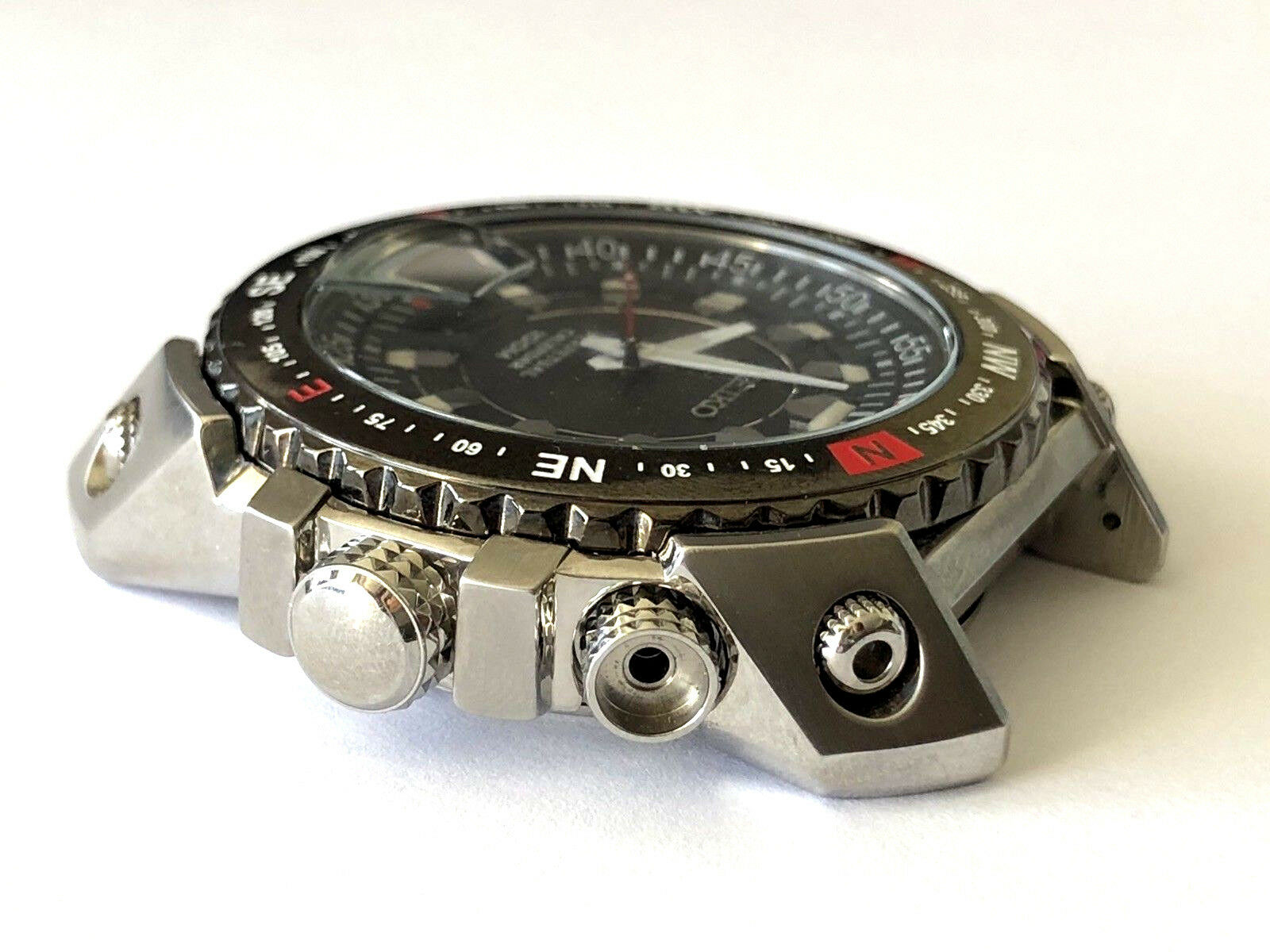 Seiko 6A32 00E0 Perpetual Calendar St Steel Mens Wrist Watch