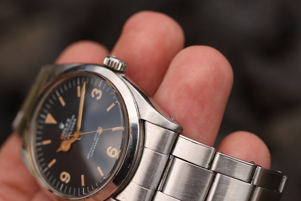 1957 Rolex Explorer ref. 6610 Matte OCC Dial Orange Patina