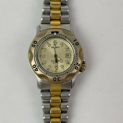 Seiko Watch 3E25-0A10 Scuba operates normally 1811056