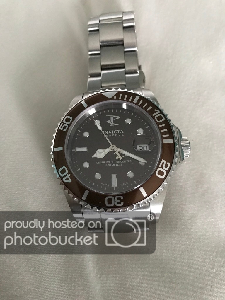 Invicta chronometer outlet certified