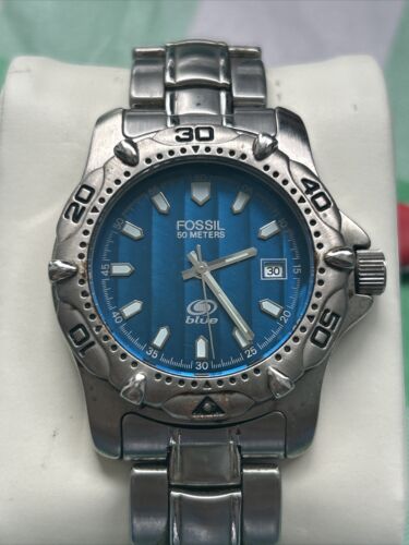 Fossil Blue AM 3196 50M WR Quartz Watch WatchCharts Marketplace