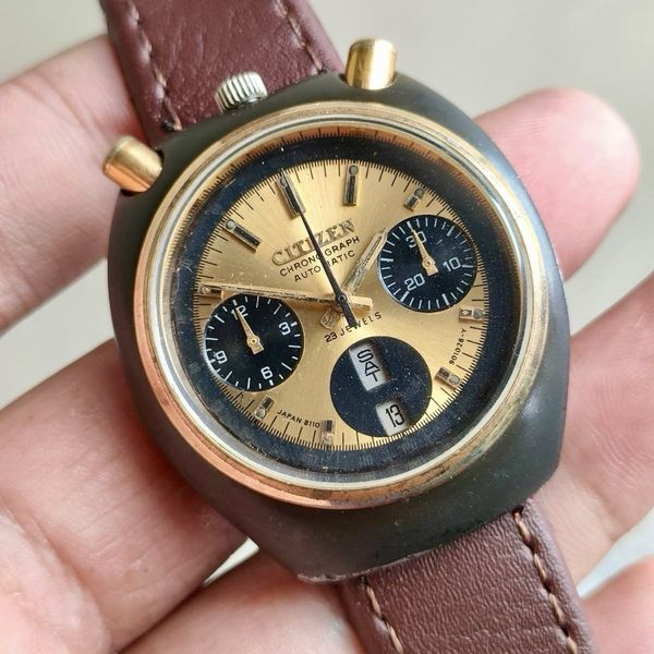 Montre Citizen 8110 Chronographe Flyback Automatique Vintage Années 60 - Occasion