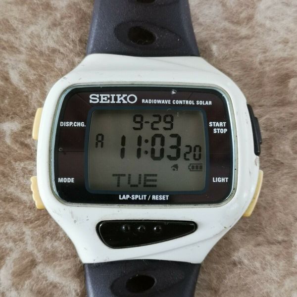 SEIKO Super Runners SOLAR S750-0AA1 DIGITAL CHRONOGRAPH 46mm UNISEX Watch |  WatchCharts