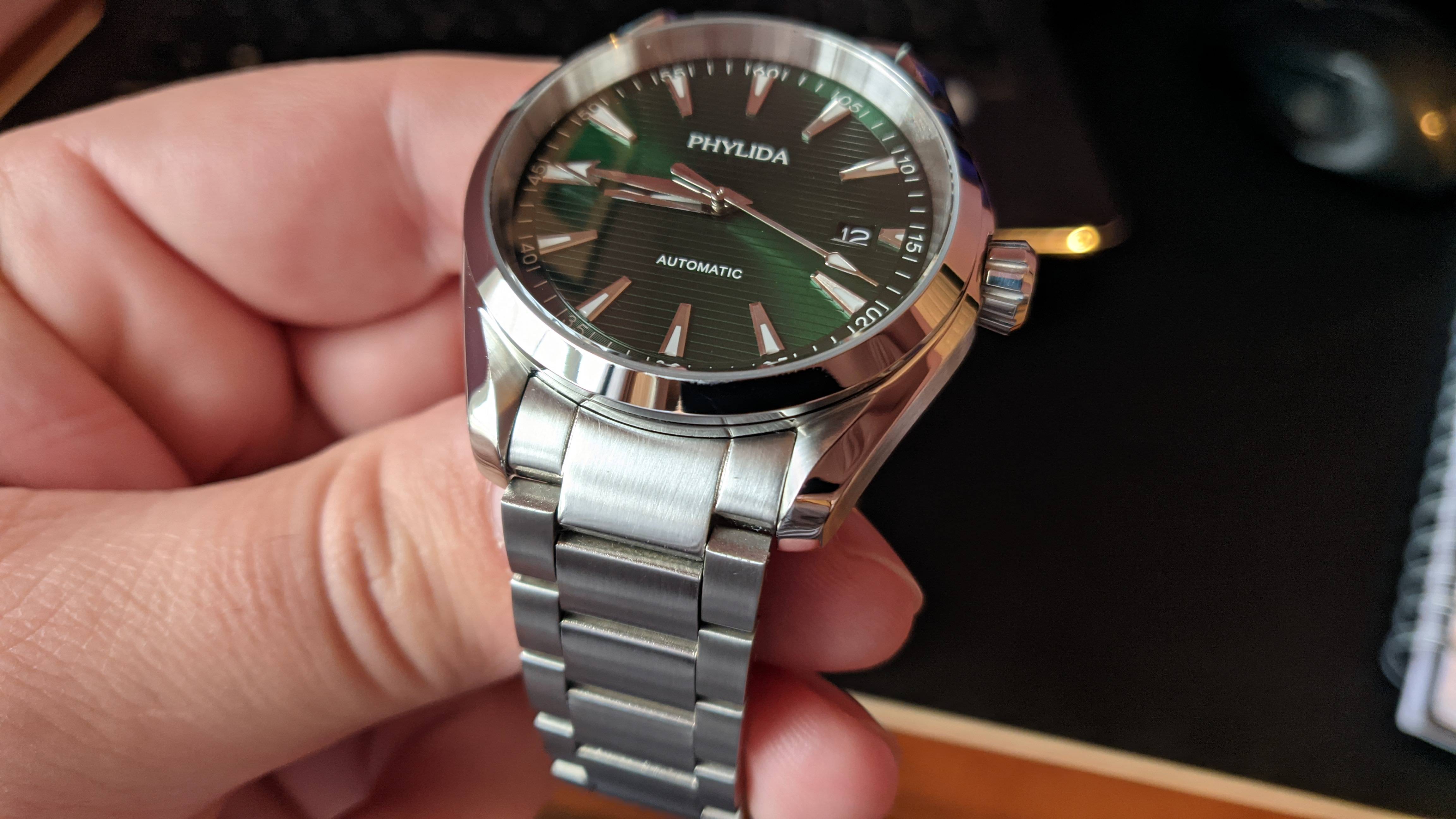 WTS Price reduced Phylida Aqua Terra Homage Green dial with