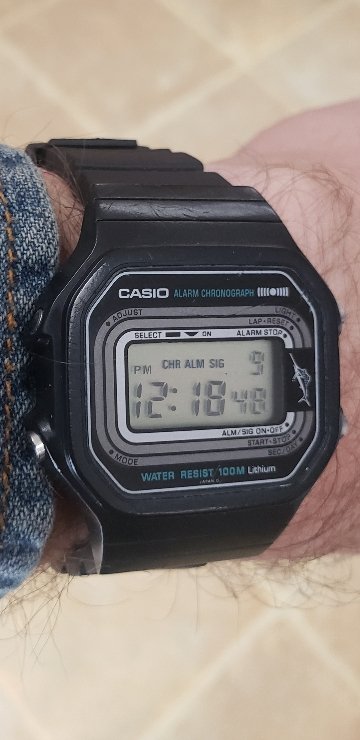 F.S. Vintage Casio W-200 module 108 Marlin | WatchCharts