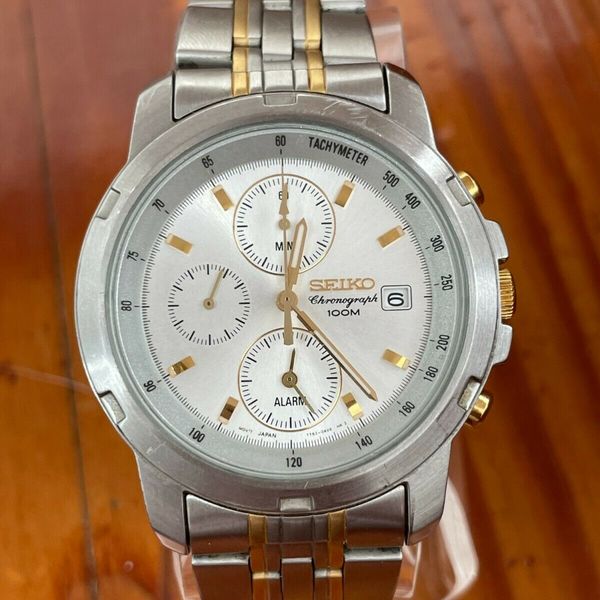 Vintage Seiko Quartz Chronograph 7T62 0AP0 Very Clean, Running ...