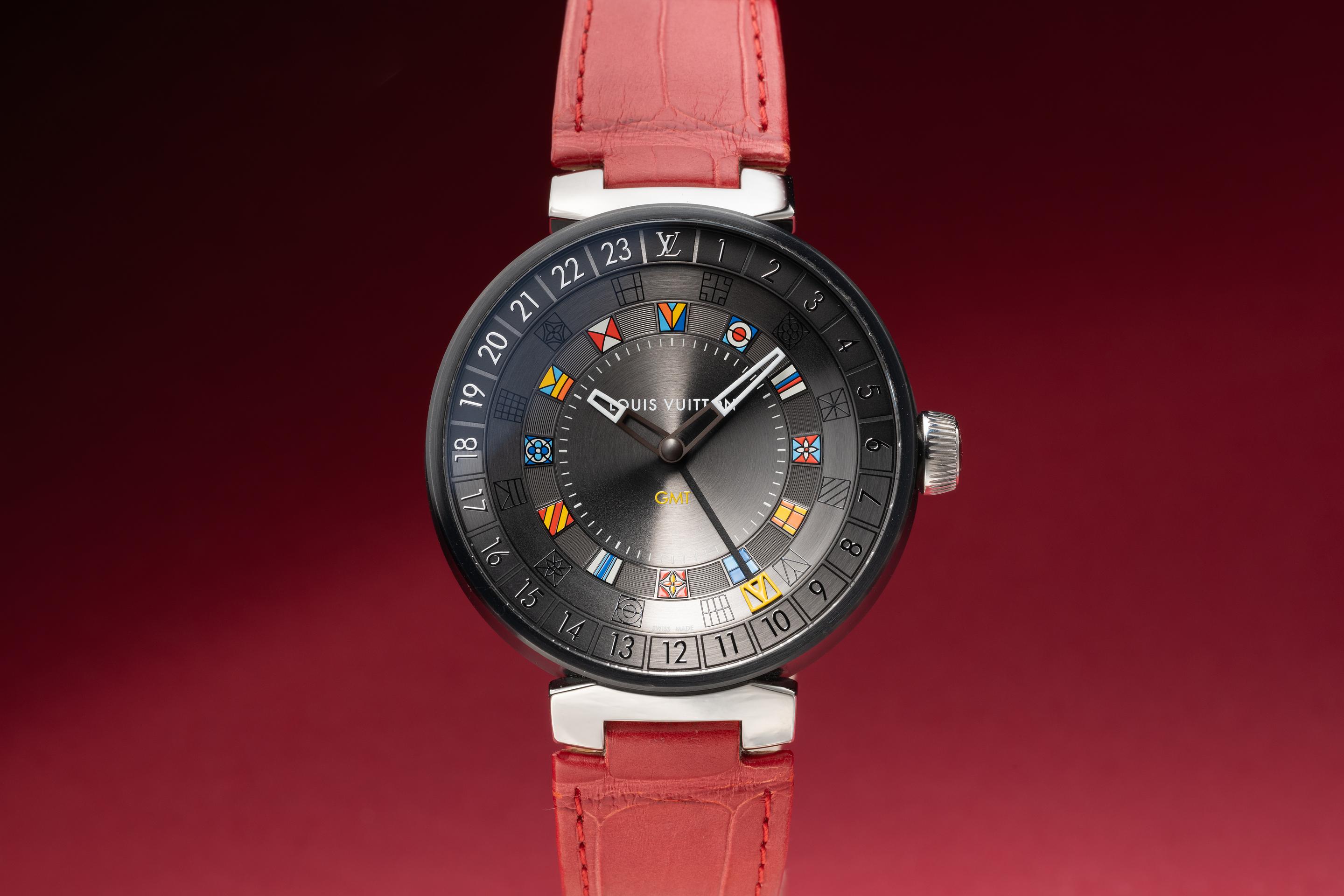 Louis Vuitton Tambour Moon Dual Time Watch