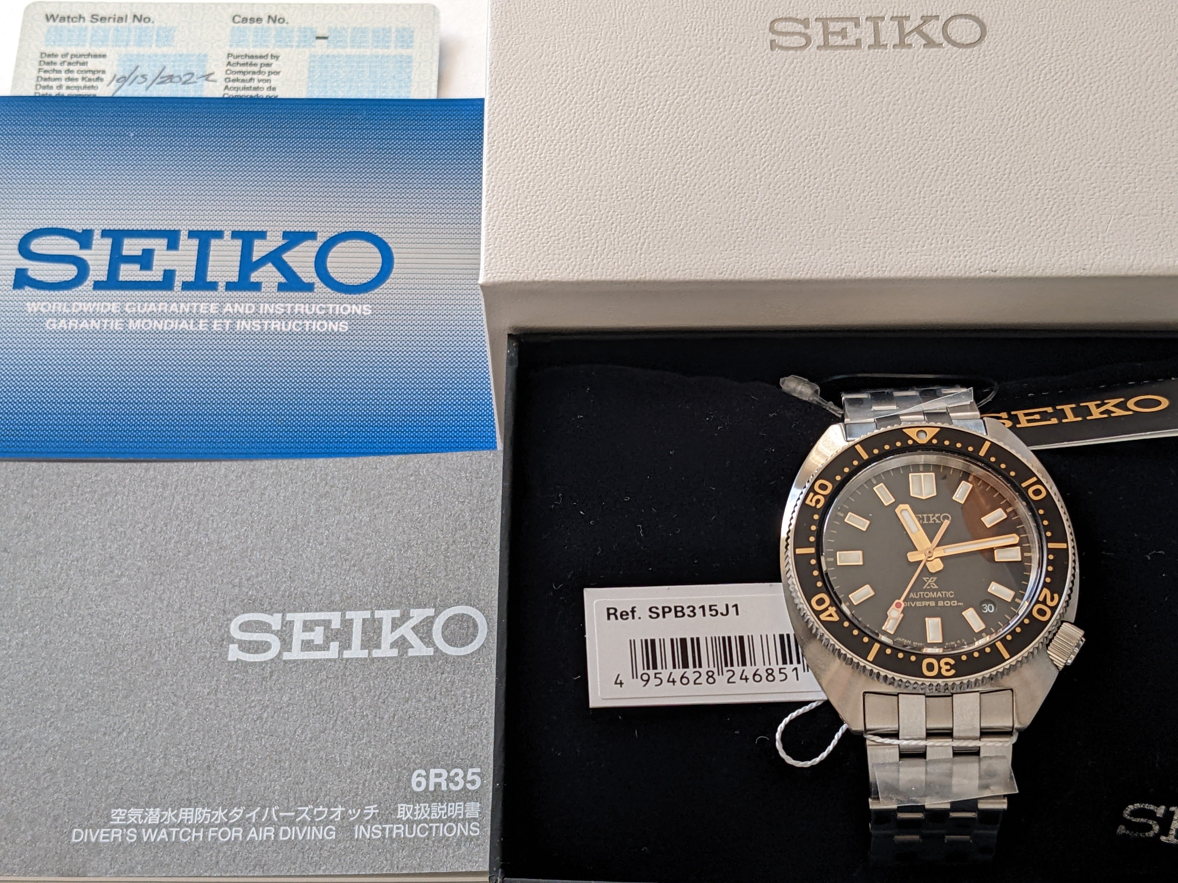 [$980 USD] New Seiko Prospex Slim Turtle Diver 6105-8000 ...