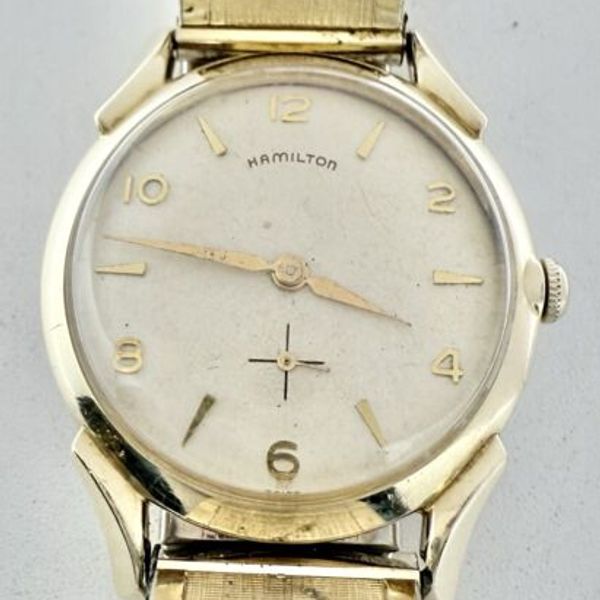 Vintage 1956 Hamilton Paxton B 10k R.G.P Illinois 17 Jewel Men’s Art