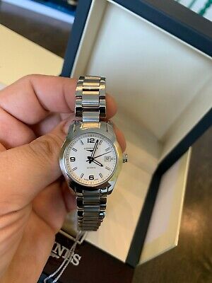 New Authentic Lady s LONGINES Conquest Automatic 29.5 mm L22854766