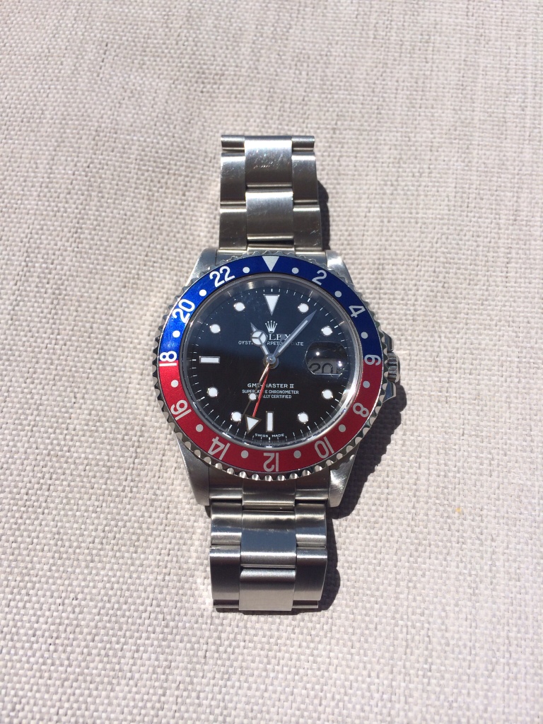 Rolex GMT Master II 16710 Pepsi+Black w/ Lug holes WatchCharts