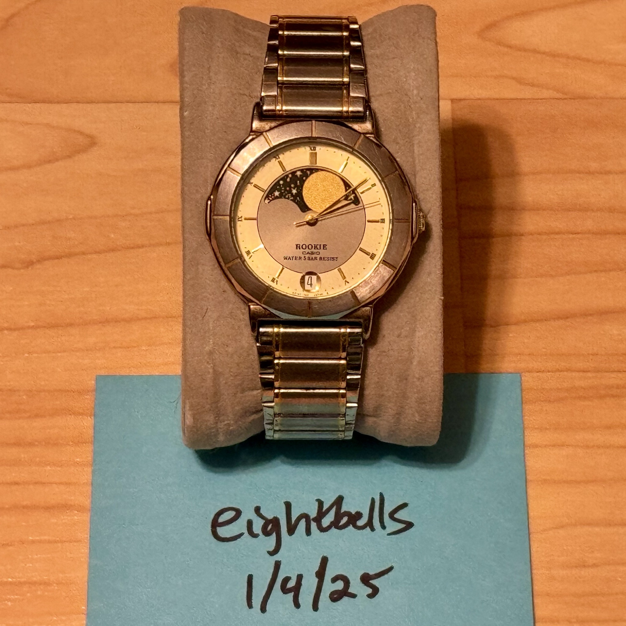 WTS] Casio Rookie RKM-371 Moon Phase Analog Vintage Men