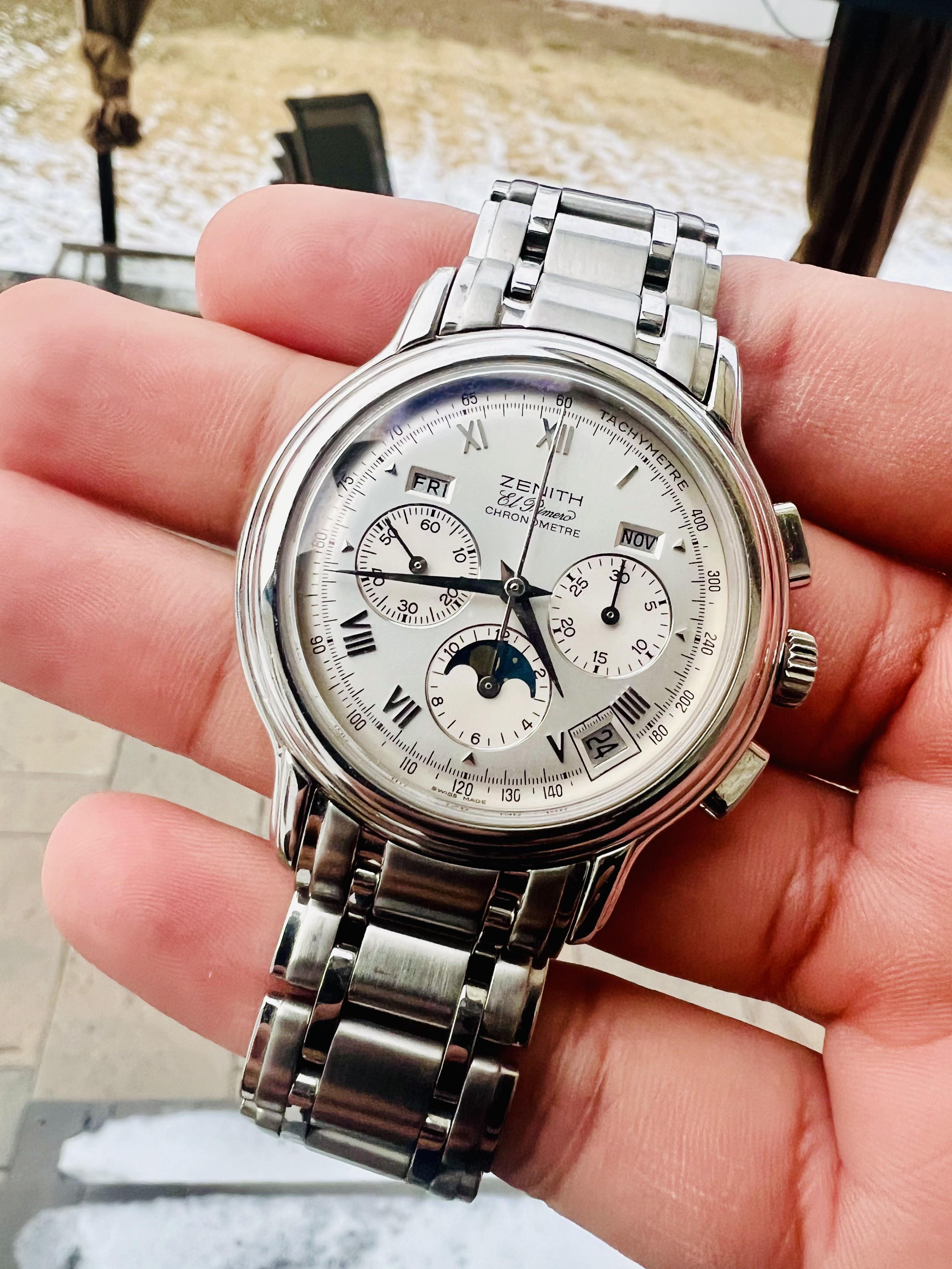 WTS] Zenith El Primero Chronomaster Triple Calendar 02.0240.410/01 (Repost)  | WatchCharts Marketplace