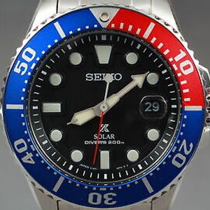 MINT w/Box] SEIKO Prospex V157-0DF0 SBDJ047 Scuba Solar 200m Pepsi