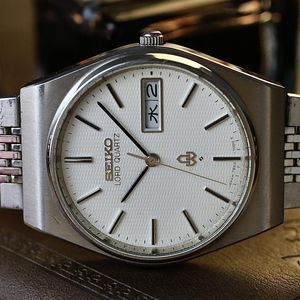 Vintage Seiko Lord Quartz JDM Kanji 7853 7000 March 1978 Textured