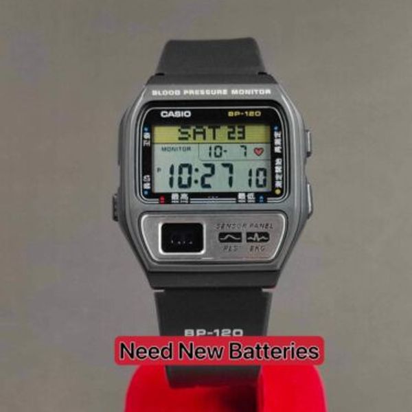 Vintage CASIO BP-120 Blood Pressure Japan Digital Men's