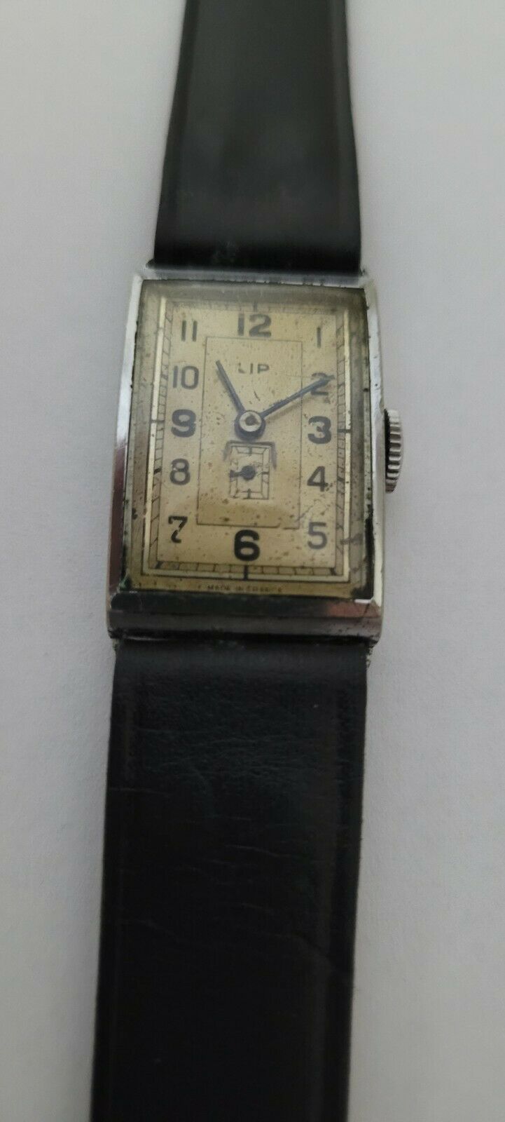 MONTRE LIP T18 WATCH TANK DEUX TONS MECANIQUE Art Deco 1940