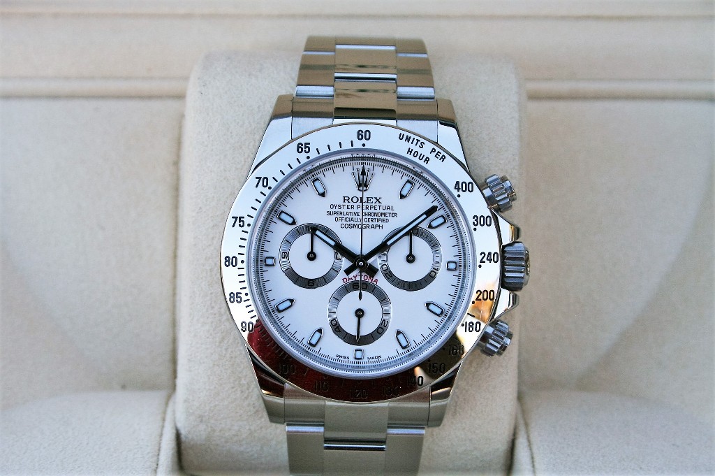 Fs: Rolex 116520 Daytona White Dial Chosmograph Watch Random 