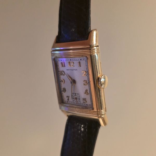 Hamilton JLC Otis Reverso Watch | Extremely Rare | Very Good | Family ...