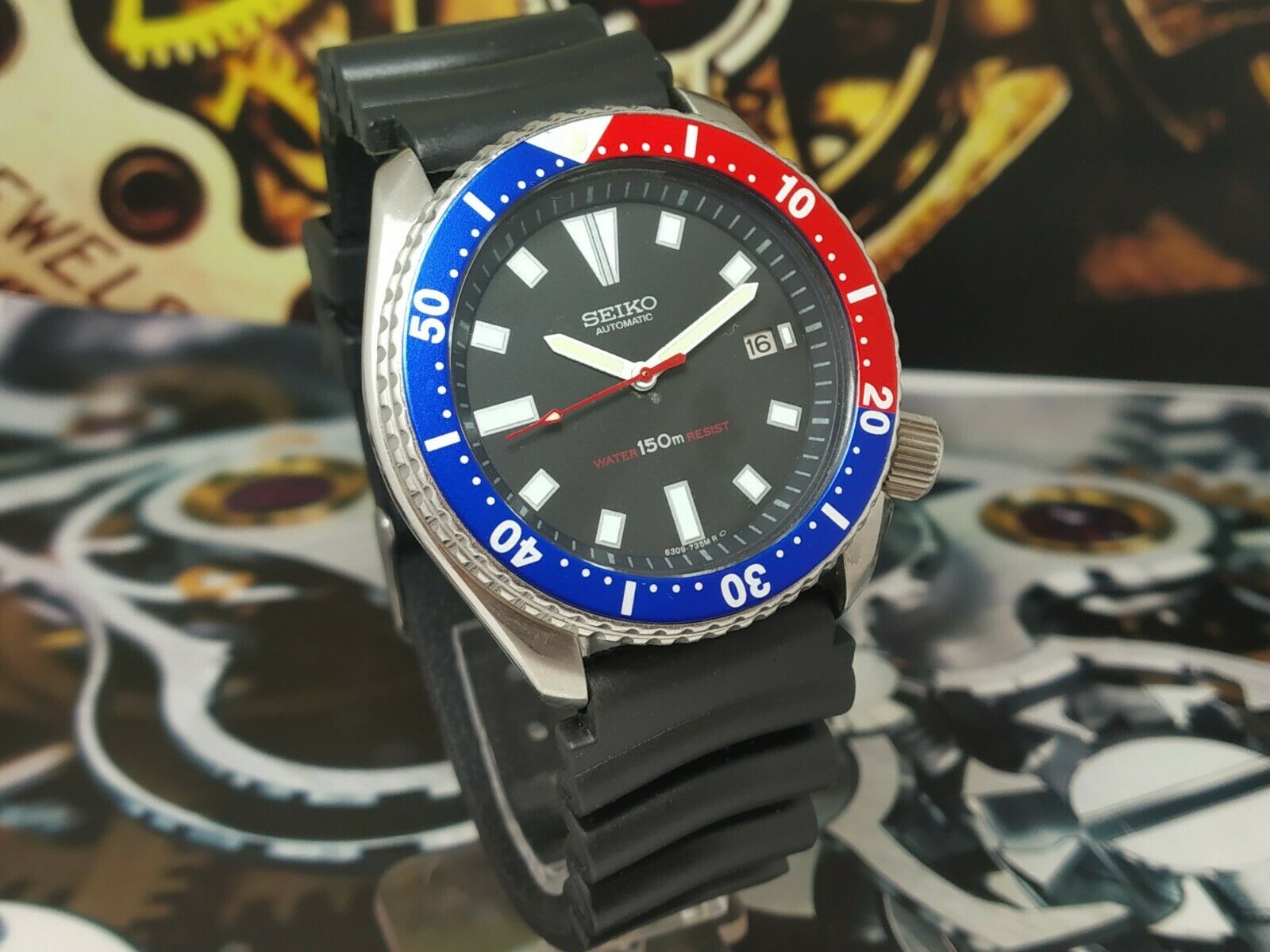 Seiko 150m hot sale divers watch