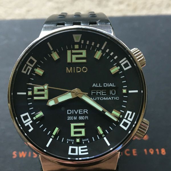 Mido All Dial Automatic Diver, 42mm, 8370-A | WatchCharts Marketplace