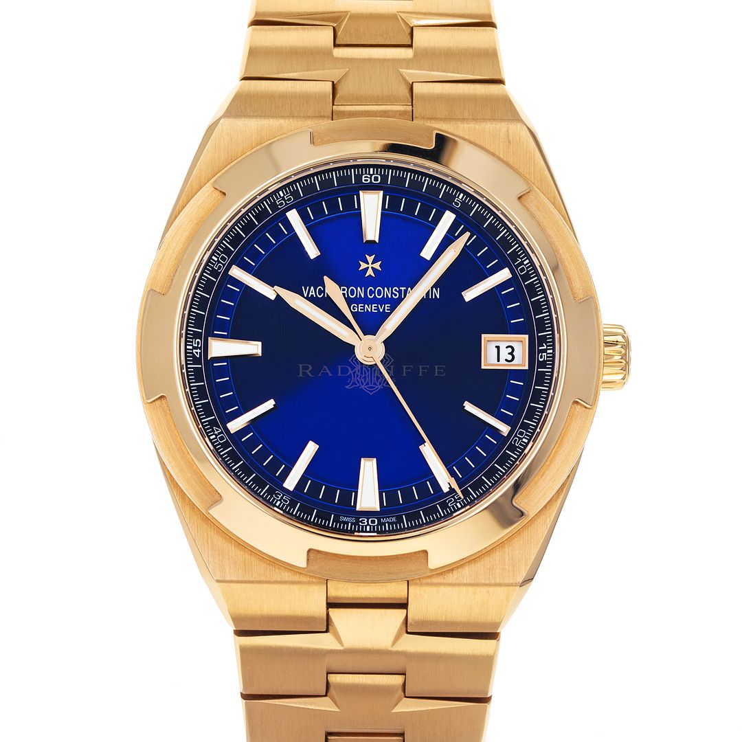 FS- Vacheron Constantin 4500V 18kt Rose Gold Overseas Blue Box Papers ...