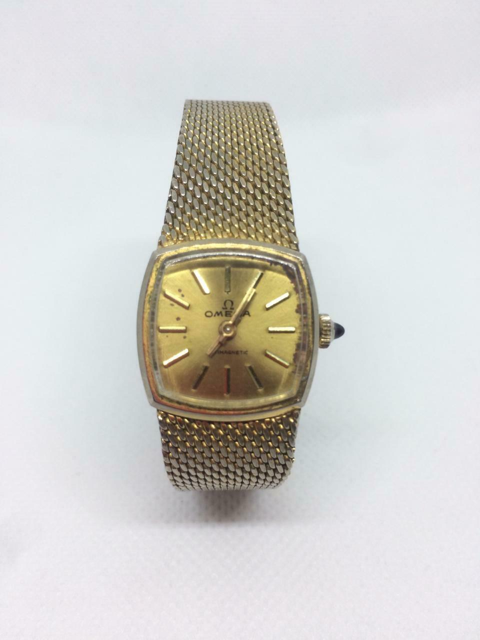 omega watch 18k 0750 price