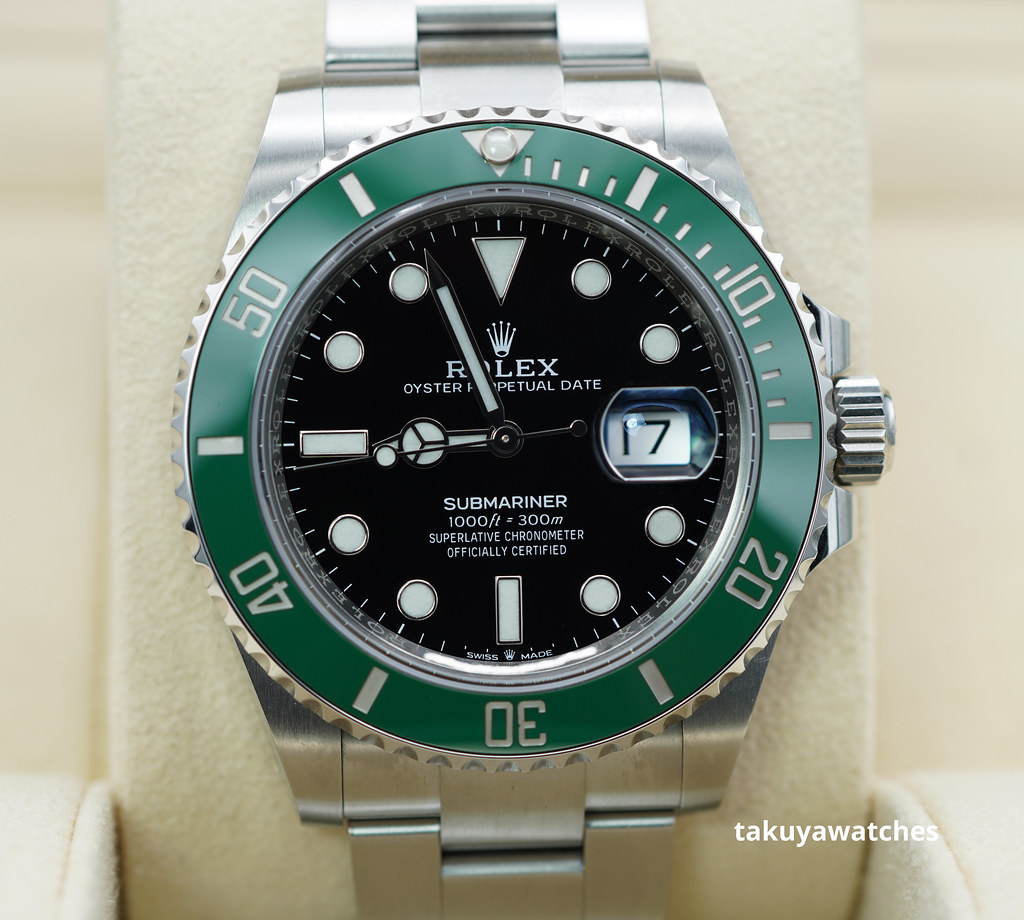 Rolex Submariner Date Starbucks Green Bezel Men's Watch 126610LV-0002