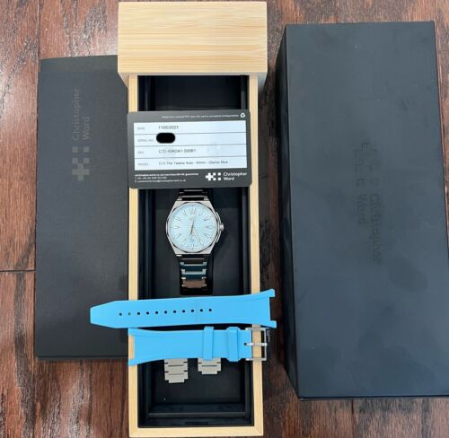 Christopher Ward The Twelve (12) - Tiffany Blue W/ Additional CW Rubber  Strap | WatchCharts Marketplace