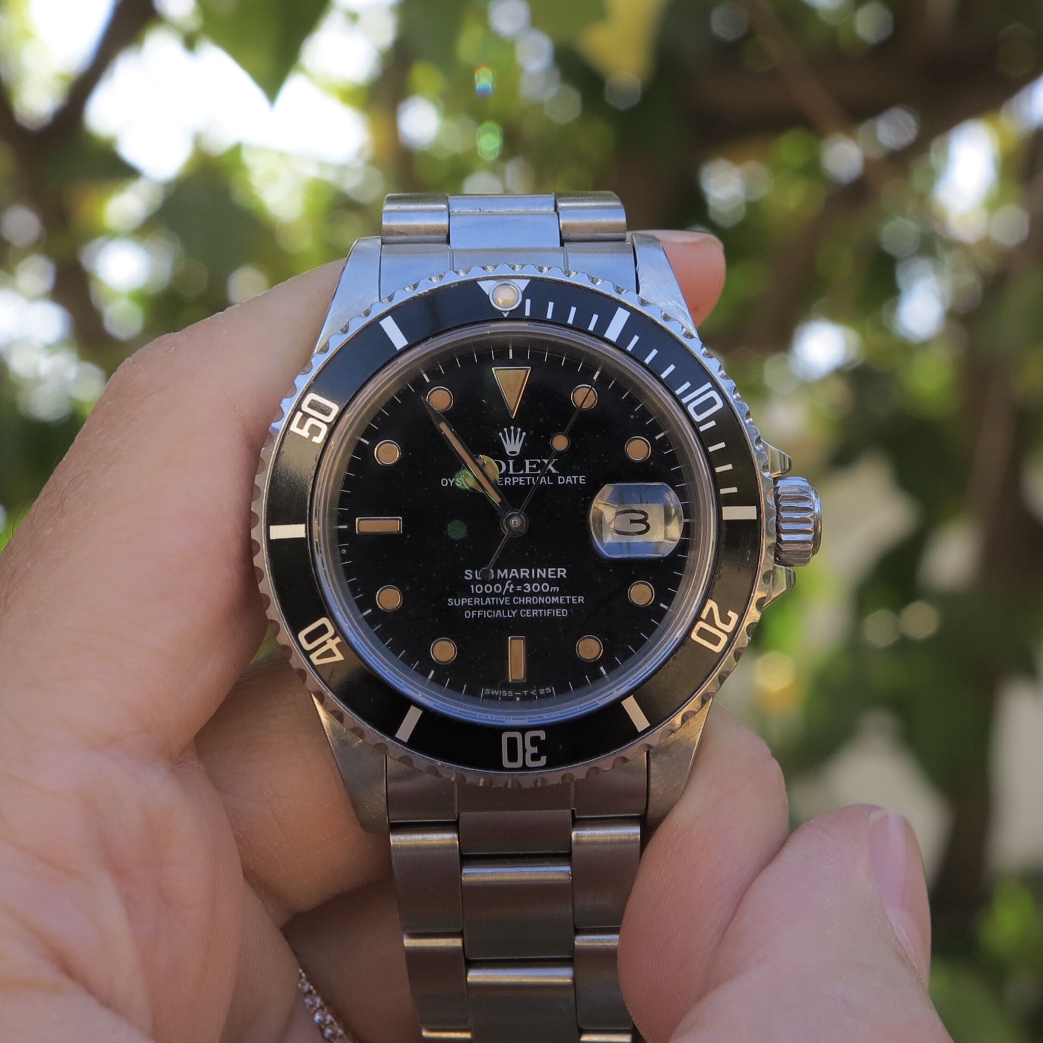 WTS 1986 1987 Rolex Submariner 16800 with Pumpkin Patina