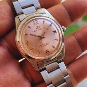Orient Star Explorer Dial WZ0101PF and WZ0341NR Pink Salmon
