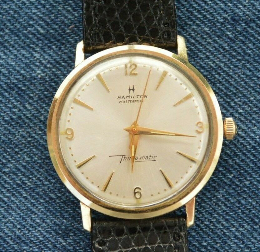 Vintage Hamilton Masterpiece Thin-O-Matic Watch 10k Gold Filled