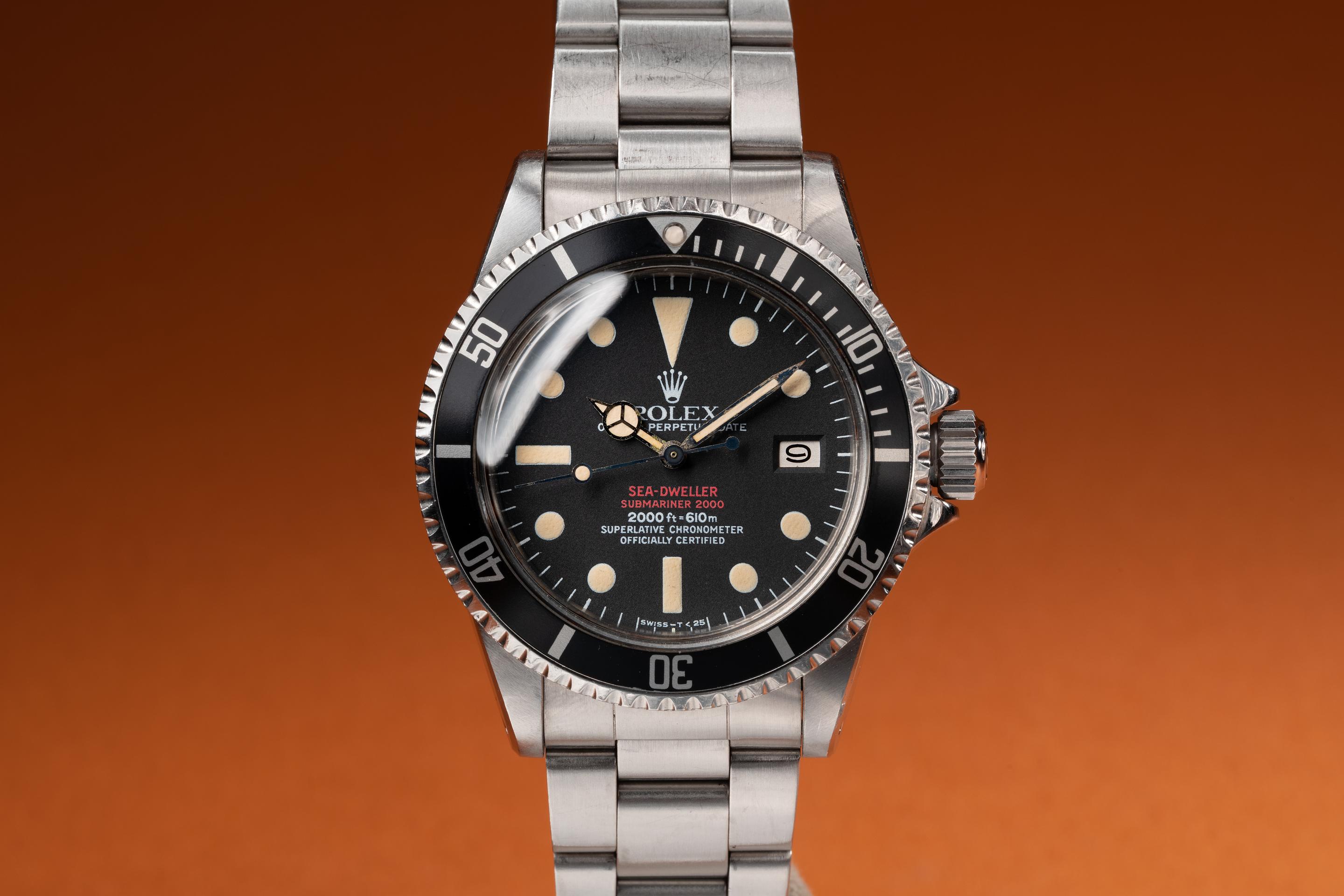 Rolex double red on sale sea dweller prices