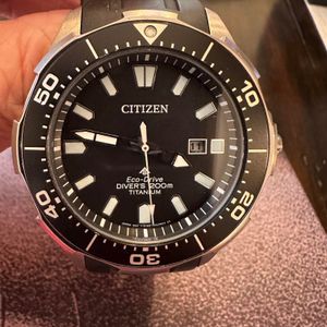 Citizen Attesa H116-T012051 Titanium Eco Drive GMT Solar Mens