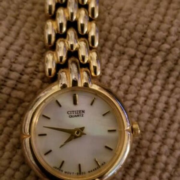 Vintage Citizen 5920849577 HSB Women's Watch N44622KA gold,silver