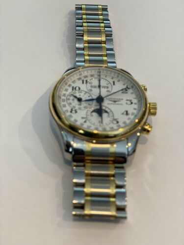 Longines L27735787 Master Mens 18Kt Gold Chronograph Automatic