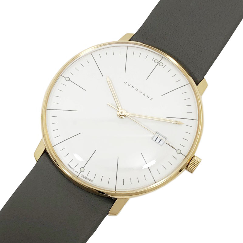 Junghans JUNGHANS Max Bill 041 7857.00 men s white dial watch pre